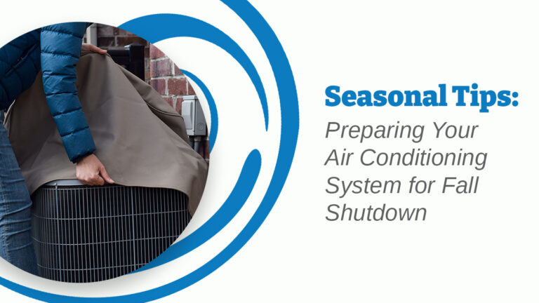 preparing AC unit for fall