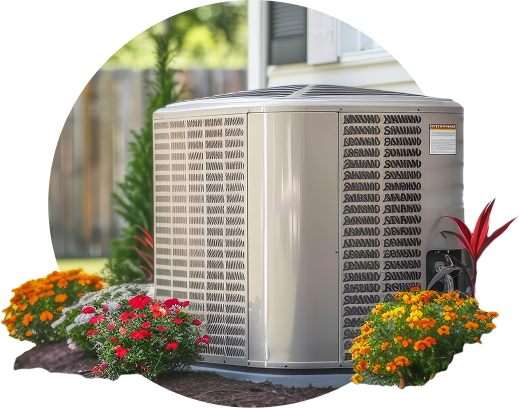 AC Unit In Garden